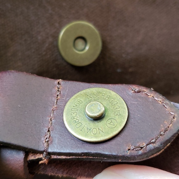 Saccoo Amsterdam Utility Tote Waxed Canvas Shoulder Bag - Picture 4 of 6